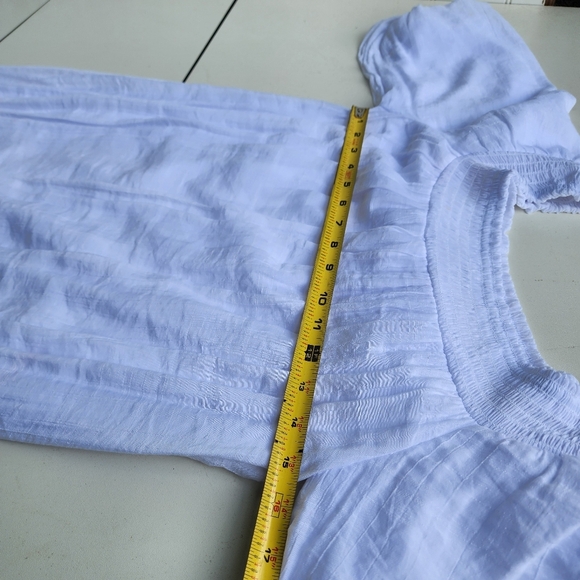 $65 NWT Marissa Olivia Midi Dress Womens Puff Balloon Sleeve Off The Shoulder S - Picture 7 of 11